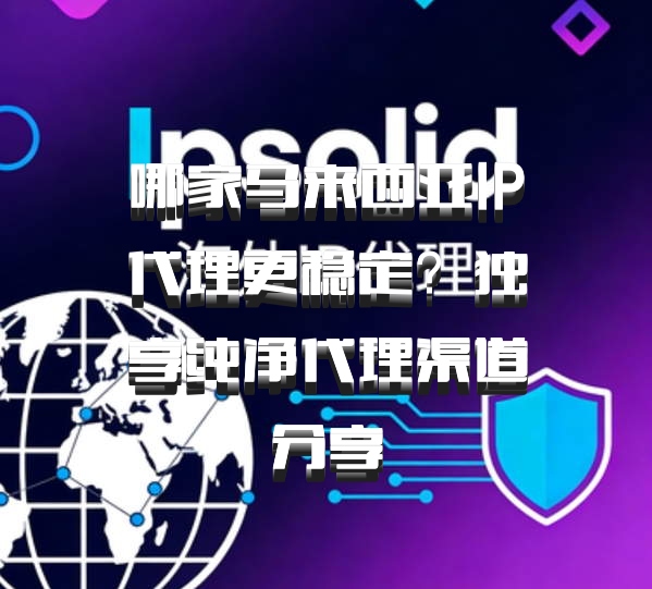 哪家马来西亚IP代理更稳定?独享纯净代理渠道分享