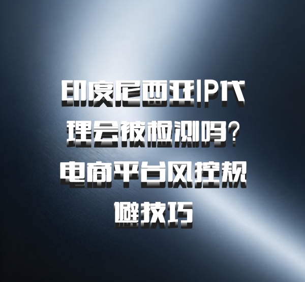 印度尼西亚IP代理会被检测吗?电商平台风控规避技巧
